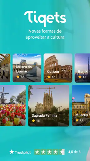 Tiqets - Museus e Atrações screenshot