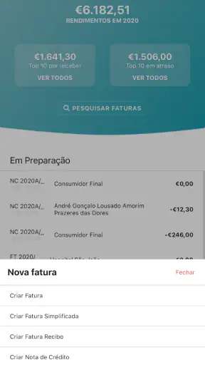 TOConline screenshot