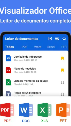 Todo Os Leitor Documentos, PDF screenshot