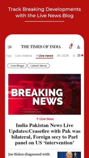 TOI English News, Daily ePaper screenshot