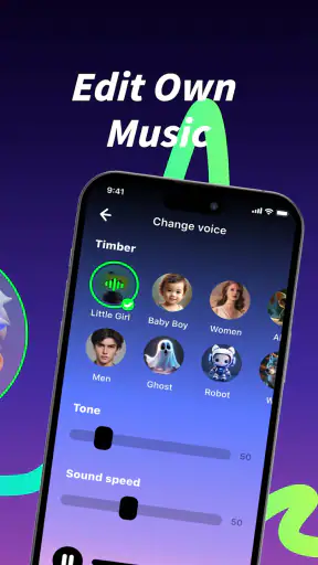 ToneSnap: Offline Voice Music screenshot