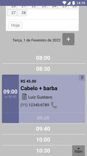 Top Salão: agendamento online screenshot