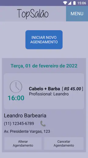 Top Salão: agendamento online screenshot