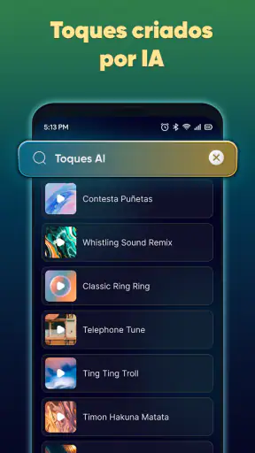 Toques de Celular Android screenshot