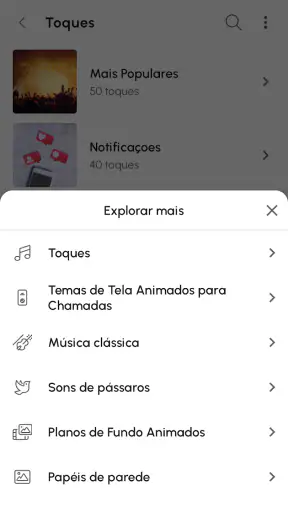 Toques Para Android™ screenshot