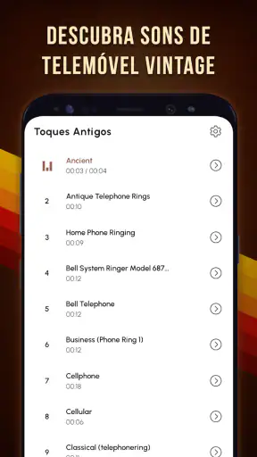 Toques para Celular Antigos screenshot