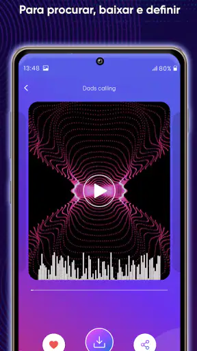 Toques para telefone celular screenshot