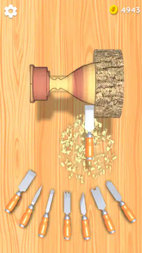 Torneamento de madeira 3D screenshot