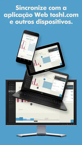 Toshl Finanças - orçamento screenshot
