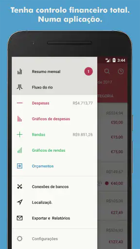 Toshl Finanças - orçamento screenshot