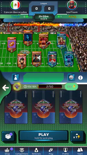 Touchdown: Jogo de Futebol PvP screenshot