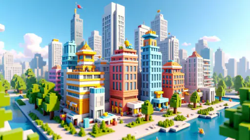 Town Building Life Simulator screenshot