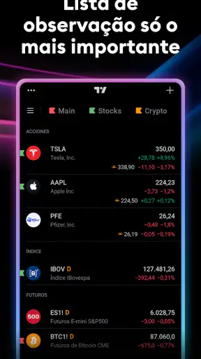 TradingView - Siga os Mercados screenshot