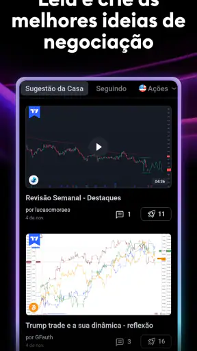 TradingView - Siga os Mercados screenshot