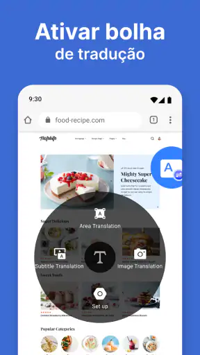 Tradução de tela - Tradutor screenshot