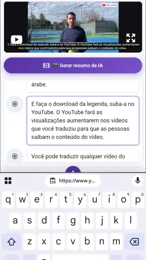 Tradutor e Dublador de Vídeos screenshot