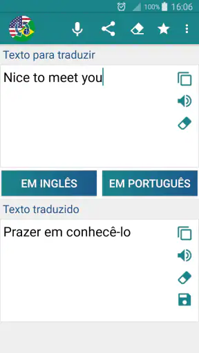 Tradutor Inglês Português screenshot