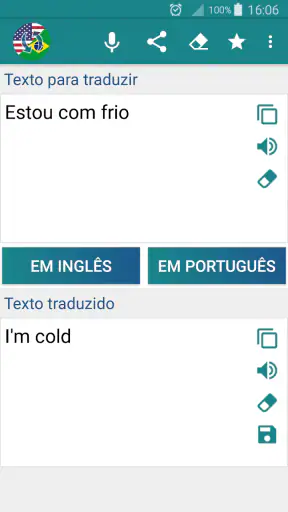 Tradutor Inglês Português screenshot