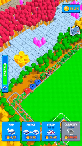Train Miner: Jogo de Ferrovia screenshot