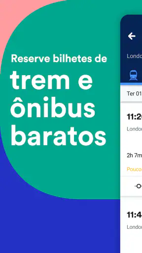 Trainline: trens e ônibus screenshot