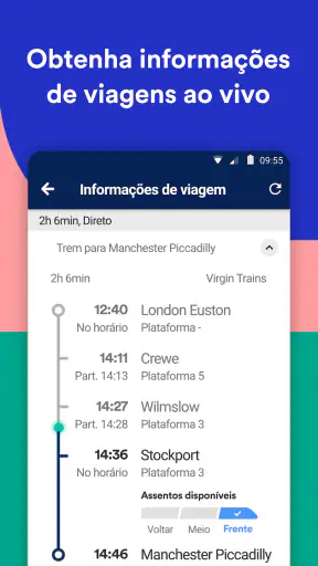 Trainline: trens e ônibus screenshot