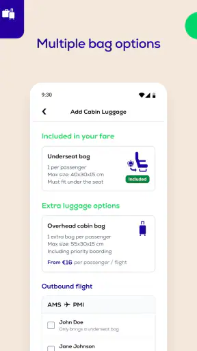 Transavia screenshot