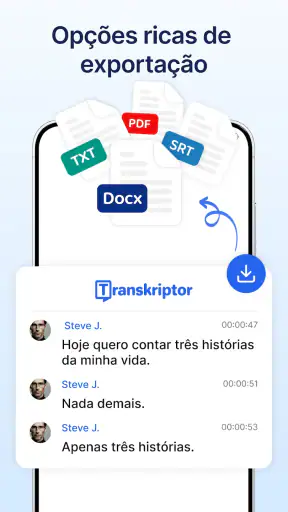 Transcrever Audio Em Texto screenshot