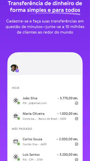 Transferência fácil de valor screenshot