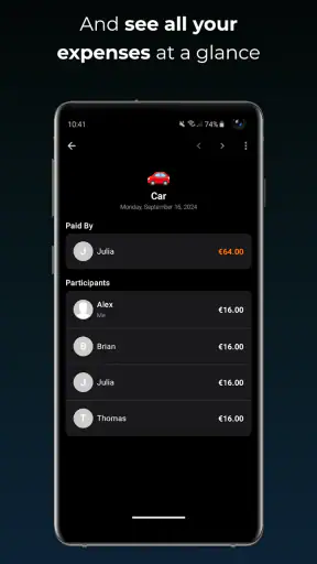 tricount - dividir contas screenshot