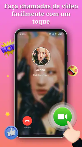 Trote Chamada vídeo Blackpink screenshot