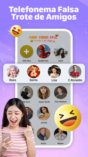 Trote - Vídeo de chamada falsa screenshot