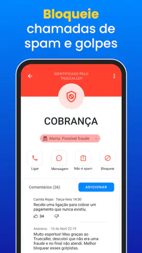 Truecaller Bloqueio de chamada screenshot