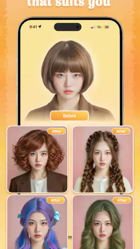 TryStyle: Cor e Penteado screenshot