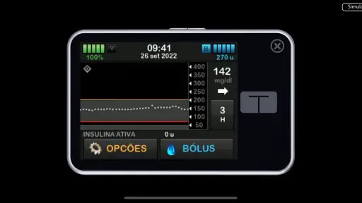 t:simulator™ App screenshot
