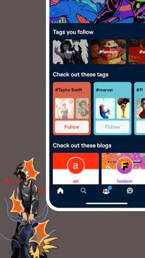 Tumblr - Fandom, Arte e Caos screenshot