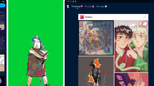 Tumblr - Fandom, Arte e Caos screenshot