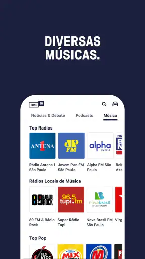 TuneIn Rádio: Música, Esportes screenshot