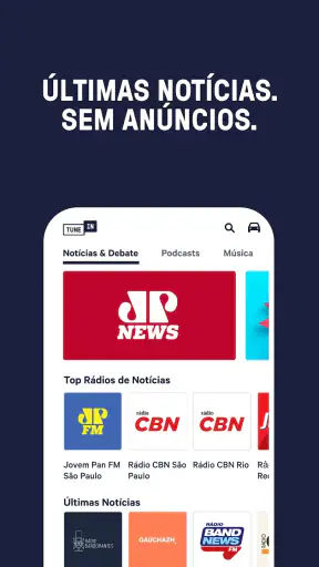 TuneIn Rádio: Música, Esportes screenshot