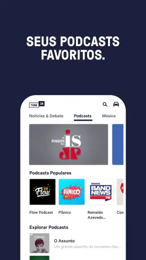 TuneIn Rádio: Música, Esportes screenshot