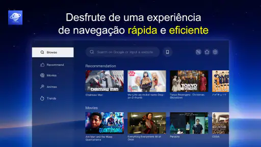 TV Navegador Web - BrowseHere screenshot
