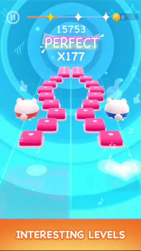 Two Cats - Cute Piano Tiles screenshot