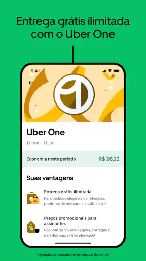 Uber Eats: Delivery de Comida screenshot