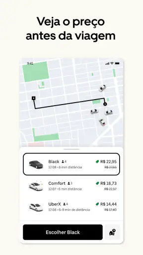 Uber: Peça viagem de carro screenshot