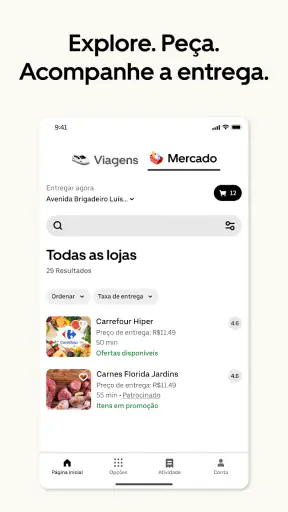 Uber: Peça viagem de carro screenshot