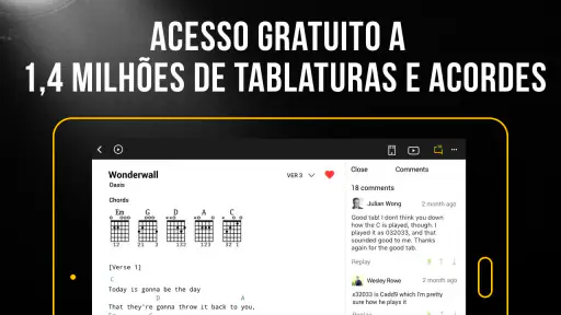 Ultimate Guitar: Accordes Tabs screenshot