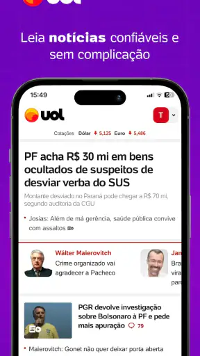 UOL: Notícias de política e + screenshot