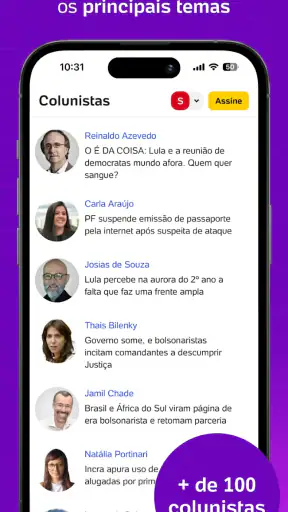 UOL: Notícias de política e + screenshot