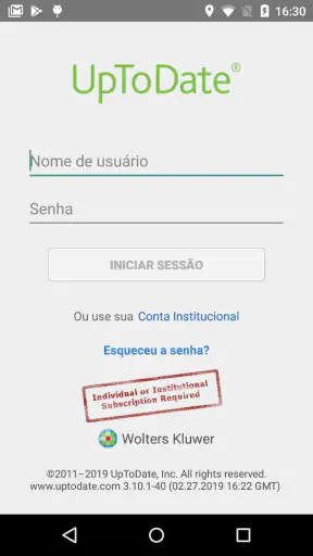 UpToDate screenshot