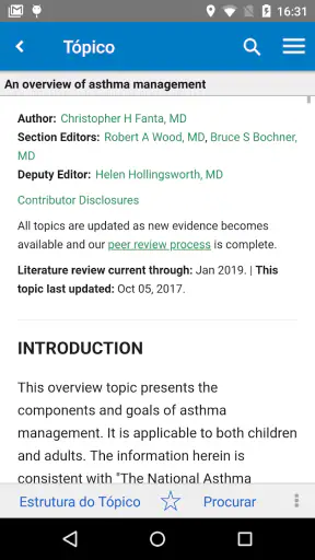 UpToDate screenshot