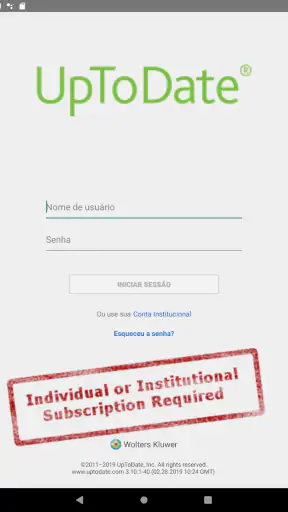 UpToDate screenshot